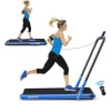 Treadmill With Rc Bluetooth Speaker Led Display-Blue