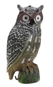 Solar Powered Owl Decoy Deterrent