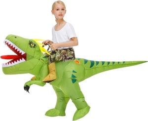 Kids Inflatable Dinosaur Costume, 4-6Y