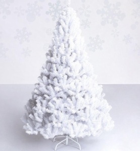 5 ft. Artificial PVC Christmas Tree with Stand, White