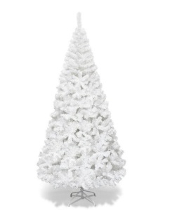 7 ft. Artificial PVC Christmas Tree with Stand, White