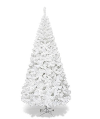 7 ft. Artificial PVC Christmas Tree with Stand, White