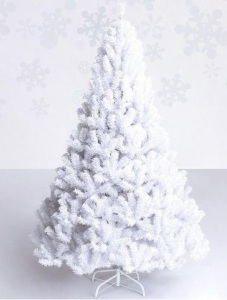 5 ft. Artificial PVC Christmas Tree with Stand, White
