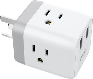 Australia/ China Travel Plug Adapter w/ USB