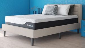 14" Cool Gel Memory Foam Mattress with Pillow - King Size, Cosmetic Damage