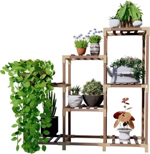 Wooden Plant Stand 