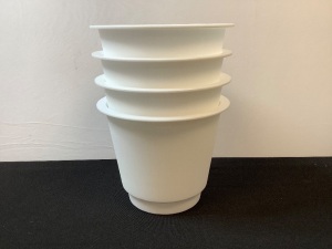 Set of 4 - 5" Flower Pots