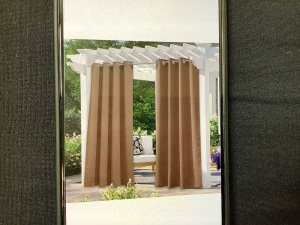 2 Panels, Indoor/Outdoor Blackout Curtains