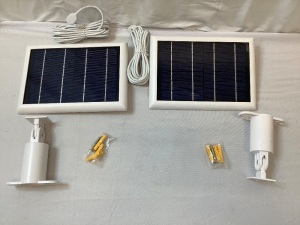 Wasserstein Set of (2) Solar Panels For Arlo Ultra Cameras, Untested, Appears New
