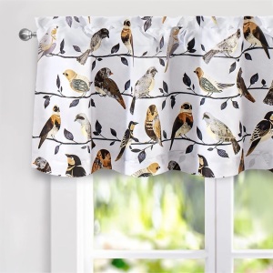 DriftAway Bird Pattern Valance