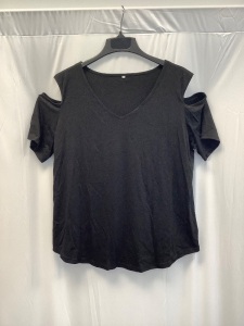 Womens Cold Shoulder Shirt, 2XL