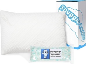 Snuggle-Pedic Adjustable Cooling Pillow, Queen