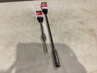 Milwaukee 13 in. Carbide SDS-PLUS Masonry Core Bit Adapter &&nbsp;PLUSLOK 18 in. SDS-PLUS Carbide Bit Extension