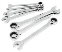 Husky 7-Piece Ratcheting SAE Combination Wrench Set