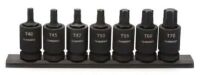 Husky 7-Piece 1/2 in. Drive Impact Torx Set