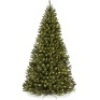 7.5ft Pre-Lit Artificial Spruce Christmas Tree w/ Foldable Metal Base