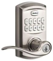 Kwikset 917 SmartCode Satin Nickel Electronic Door Lever
