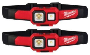 2-Pack 450 Lumens LED Spot/Flood Headlamp