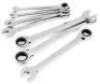 7-Piece Ratcheting SAE Combination Wrench Set