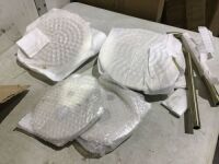 Lot of (2) Gold Rainfall Shower Faucets