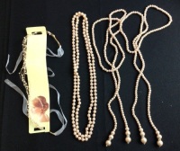 Jewelry Bundle, Pearl Necklaces and Pearl Headband