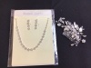 Necklace, Earrings & Hair Jewel Bundle