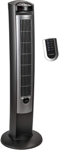 Lasko Portable Electric 42" Oscillating Tower Fan with Nighttime Setting, Timer and Remote Control&nbsp;T42951 - Appears New, Tested/Works&nbsp;
