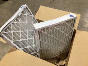Lot of (2) Air Filters, 20 x 25 x 4 
