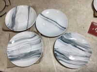 Lot of Cutiset Marble Design Dinnerware Set