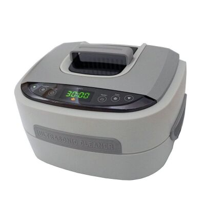 iSonic P4821 Commercial Ultrasonic Cleaner, Plastic Basket, 110V, 2.6 Quart/2.5 L, Beige 