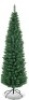 6 ft. PVC Unlit Artificial Slim Pencil Christmas Tree with Stand