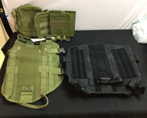 Lot of (2) Tactical Dog Vests