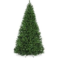 7.5'&nbsp;Premium Artificial Spruce Christmas Tree w/ Foldable Metal Base