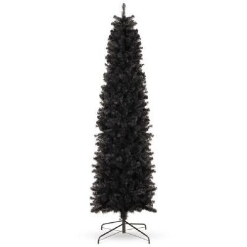 6'&nbsp;Black Artificial Pencil Holiday Christmas Tree