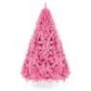 6'&nbsp;Pink Artificial Fir Christmas Tree w/ Foldable Stand