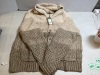 Lot of 12 Goodfellow & Co Dapper Brown Ombre Hooded Sweater, Size L