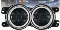 Set of 2,&nbsp;4" inch Round 60W LED Fog Lights Front Bumper For 94-01 Dodge RAM 1500 2500 3500