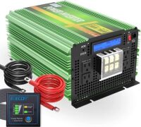 EDECOA Pure Sine Wave Power Inverter 3500W DC 12V to AC 120V with LCD Display and Remote Controller 4 AC Outlets and 1 AC Terminal Block&nbsp;