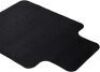 Black Office Chair Mat 47"x35"