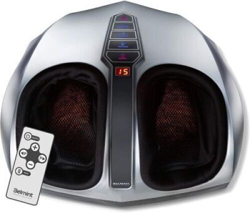 Belmint Shiatsu Foot Massager with Heat - Multi Setting Electric Feet Massager with Deep Kneading Massage Therapy and Air Compression - Delivers Relief for Tired Muscles and Plantar Fasciitis - Appears New