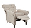 Madison Park Aidan Recliner Chair, Cream