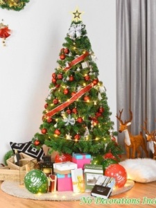 6 Ft Green Pvc Artificial Christmas Tree