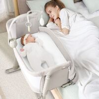 Bedside Bassinet - Light Gray