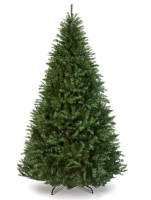 6 Ft. Hinged Douglas Full Fir Artificial Christmas Tree w/ Metal Stand