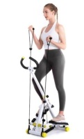 Doufit Foldable Stair Step Machine,&nbsp;Resistance Bands and Handle Bar, May Be Missing Hardware