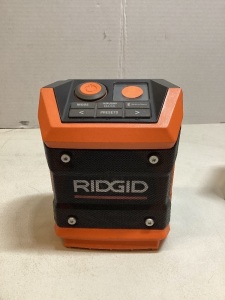 Ridgid Mini AM FM Radio Bluetooth Speaker, No Battery Pack