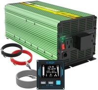EDECOA 3000 Watt Power Inverter DC 12V to AC 110V 120V with LCD and Dual USB Romte Controller - New&nbsp;