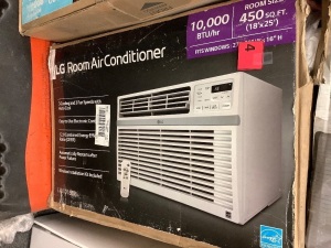 LG Electronics10,000 BTU 115-Volt Window Air Conditioner LW1016ER with ENERGY STAR and Remote in White