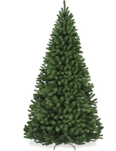 Premium Artificial Spruce Christmas Tree w/ Foldable Metal Base, 6ft