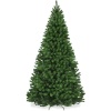 Premium Artificial Spruce Christmas Tree w/ Foldable Metal Base, 7.5ft